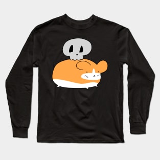 Tiny Skull and Hamster Long Sleeve T-Shirt